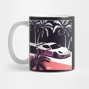 718 Cayman GT4 in the Palm Biome (Lavender) Mug